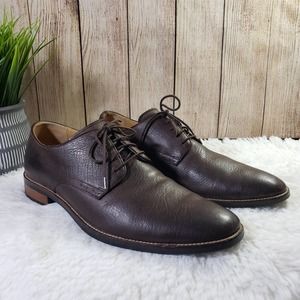 COLE HAAN Men's 8.5 M Brown Solid Dress Shoes EUC
